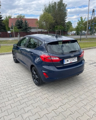 Ford Fiesta cena 42500 przebieg: 82000, rok produkcji 2018 z Wrocław małe 92